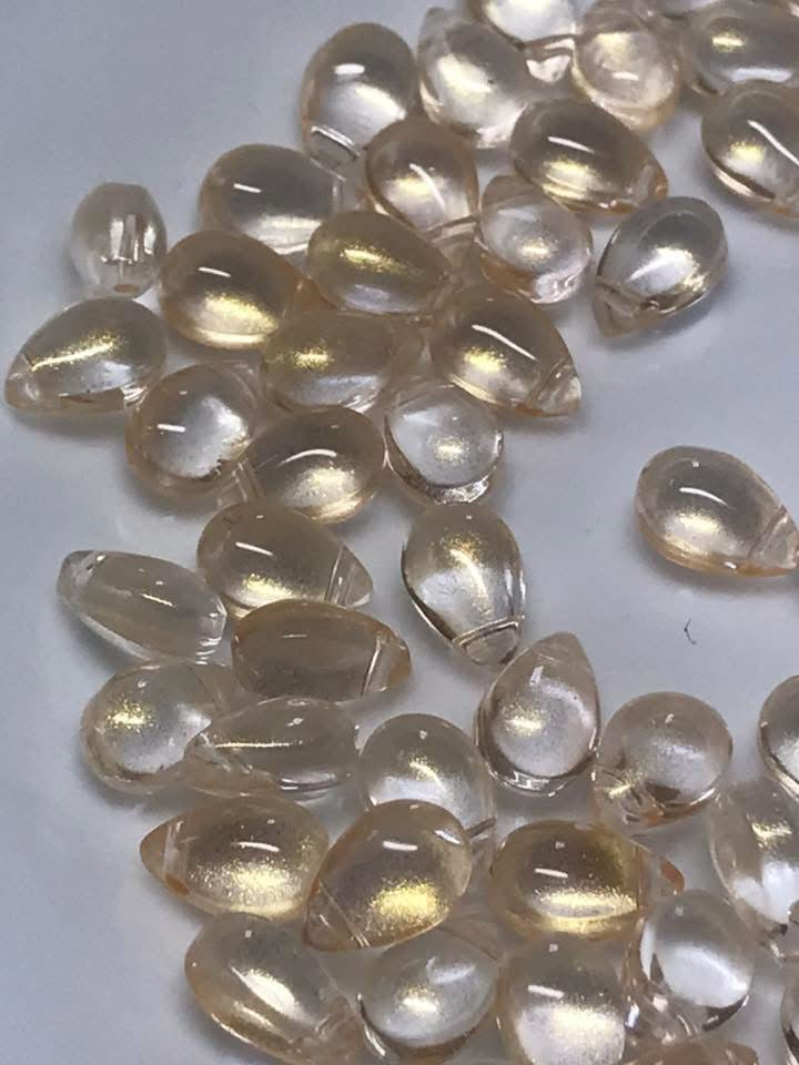 3cm glass water droplets with hole