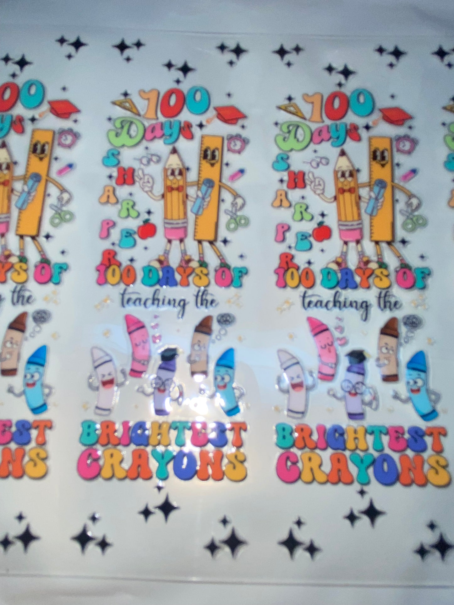 100 days of school pen wrap