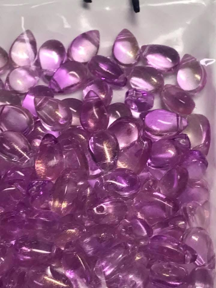3cm glass water droplets with hole