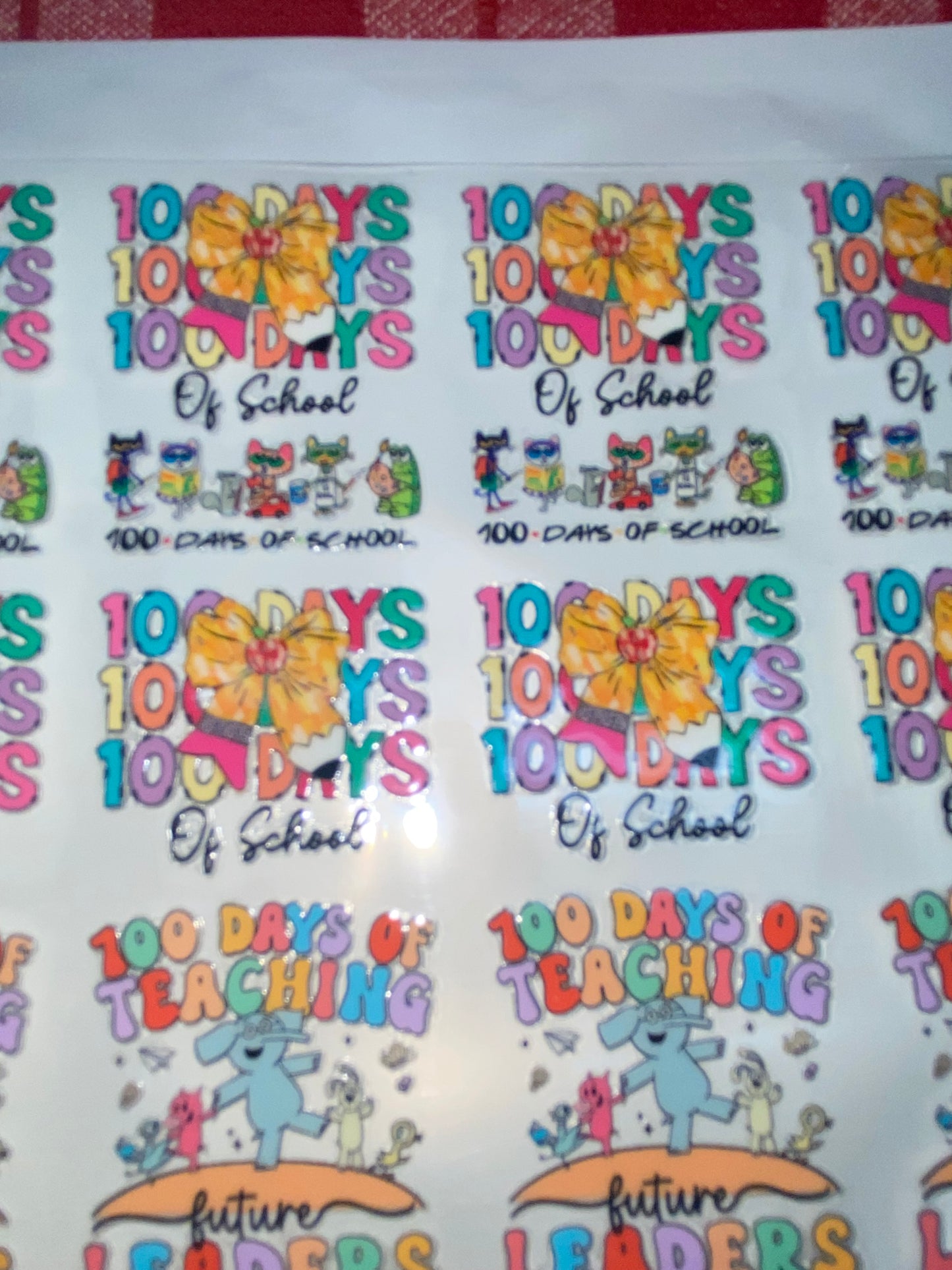 100 days of school pen wrap