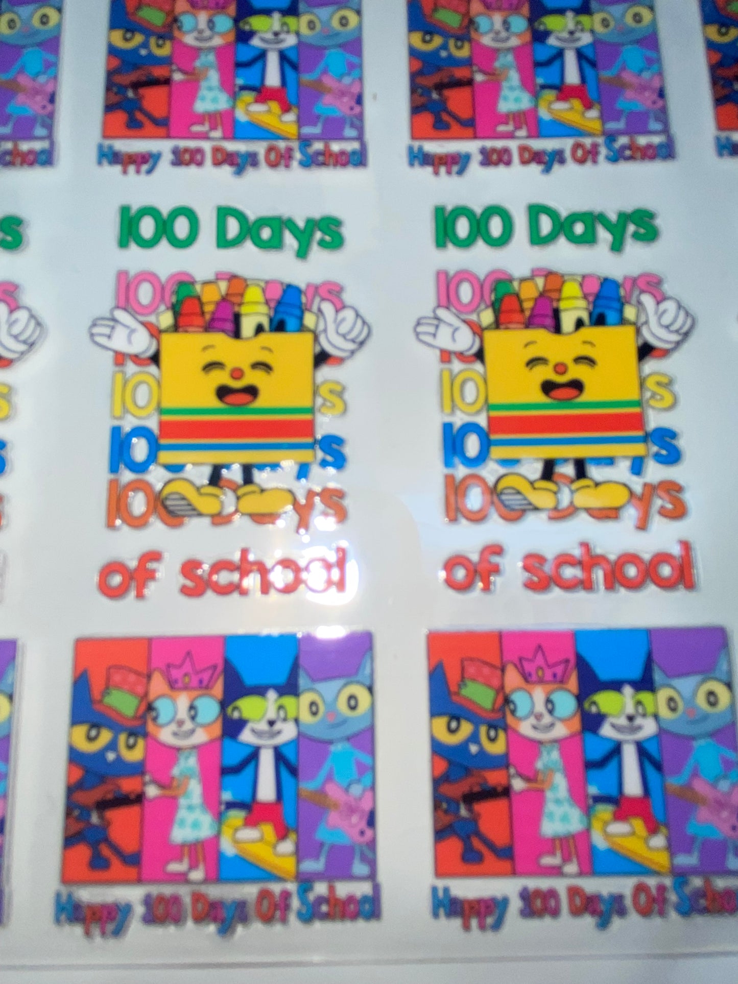 100 days of school pen wrap