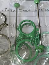 Beadable keychain bars