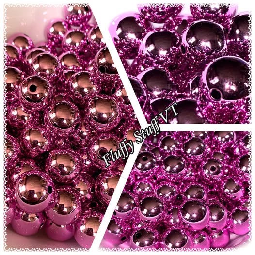 16mm metallic pink bead.