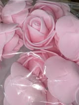 37mm foam flat back roses.