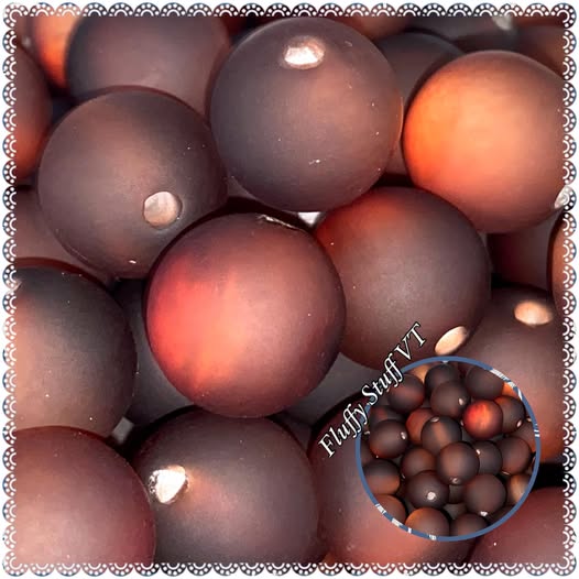 16mm coffee brown matte tiger eye beads