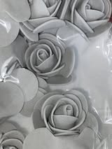 37mm foam flat back roses.