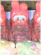 35mm Sanrio character in glow in the dark cars.