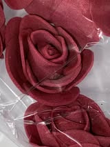 37mm foam flat back roses.