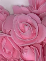 37mm foam flat back roses.