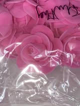 37mm foam flat back roses.