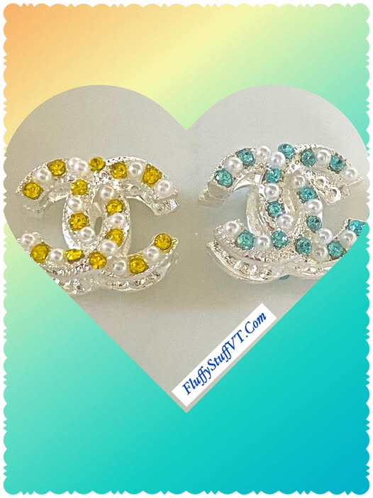 16mm CC rhinestone and metal beads.
