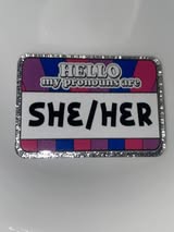 Badge reel acrylics