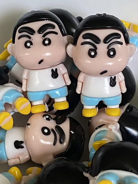 30mm rubber Shin-chan beads.