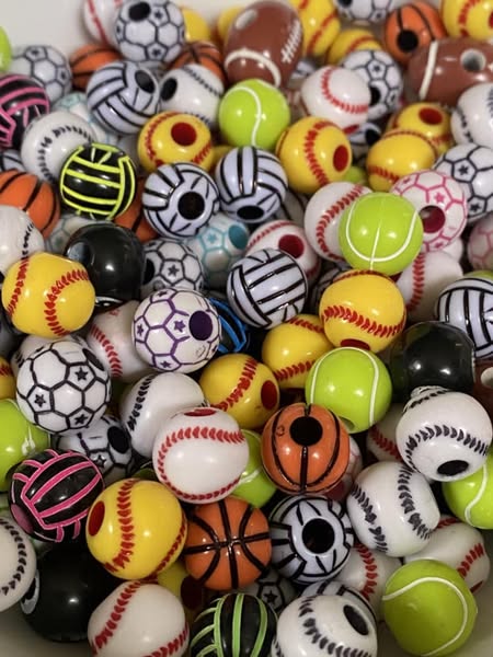 10mm sports balls large hole.