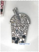 26mm four hole boba rhinestone metal bead.
