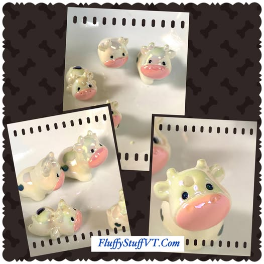 Mixed size 22-12mm cow beads