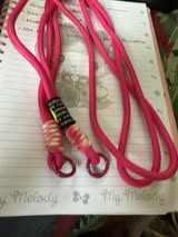 Robe cross body strap with circle clips for phone or tumbler