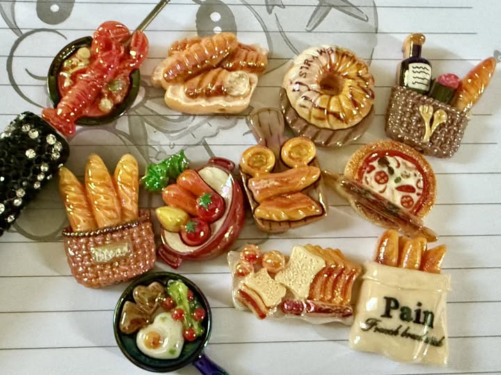 30mm and smaller super glossy food beads