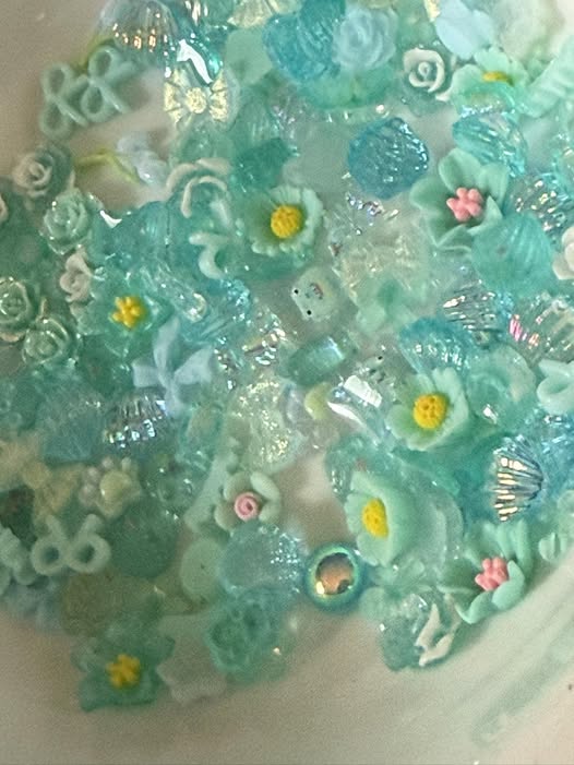 Mixed variety nail charms