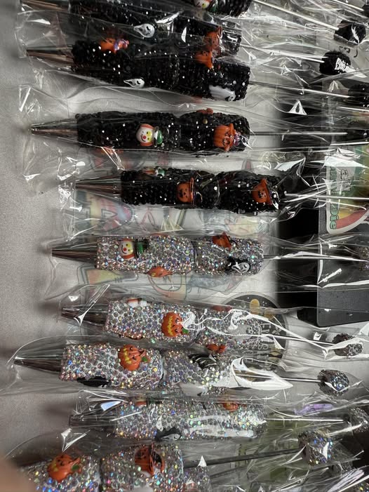 halloween rhinestone pens