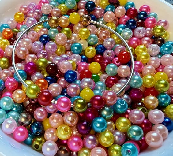 8mm mixed color pearl