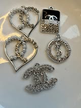 Designer metal charms