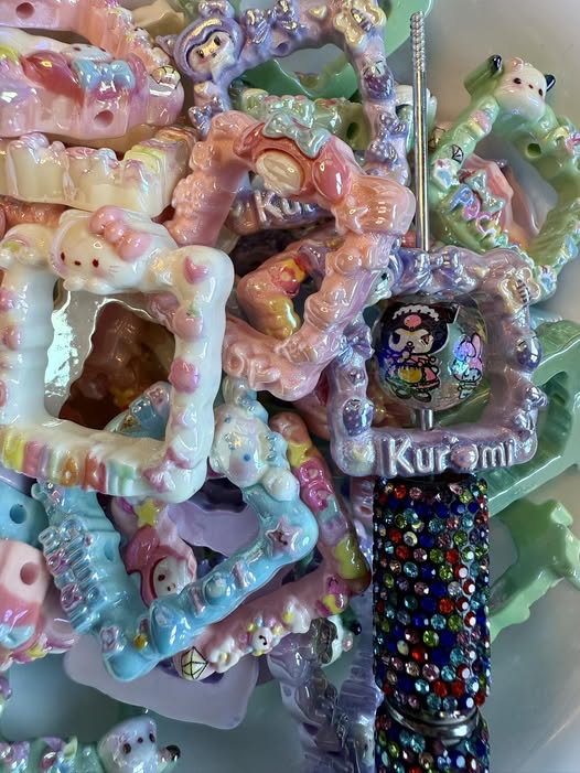 Sanrio Frame beads, fits 16mm beads.