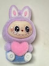 27mm Fluffy Labubu pendant charms