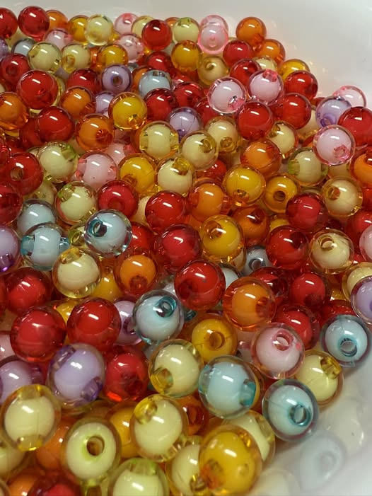 8mm double layer beads that fit pens