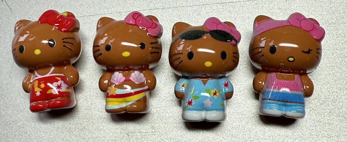 27mm acrylic HK Hawaiia vacation 3d focal bead