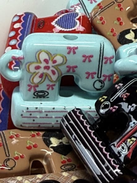 14mm pendant and bead sewing machine.