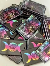 40mm double sided acrylic with hole.