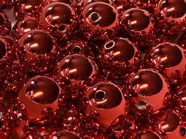 16mm metallic beads