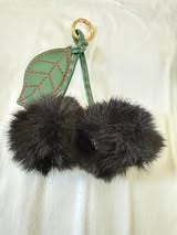 3” fluffy cherry pompoms