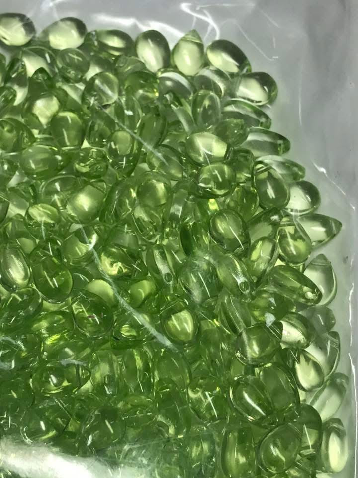 3cm glass water droplets with hole