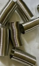 silver colored coiled wire