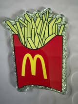 Acrylic flatbacks badge reel: Drinks, Food