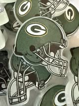 Acrylic focal beads: Sports