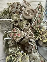 Flower beads and pendants mixed sizes