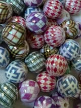 16mm Fancy Design Mix Acrylic Beads for DIY Pens & Crafts | Fluffy Stuff VT