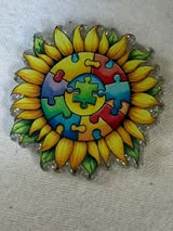 Acrylic flatback Autism