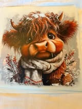 DTF 10" Cows | Ready to Press Heat Transfers | Fluffy Stuff VT