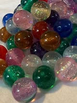 20mm Holographic Glitter Resin Beads | Fluffy Stuff VT