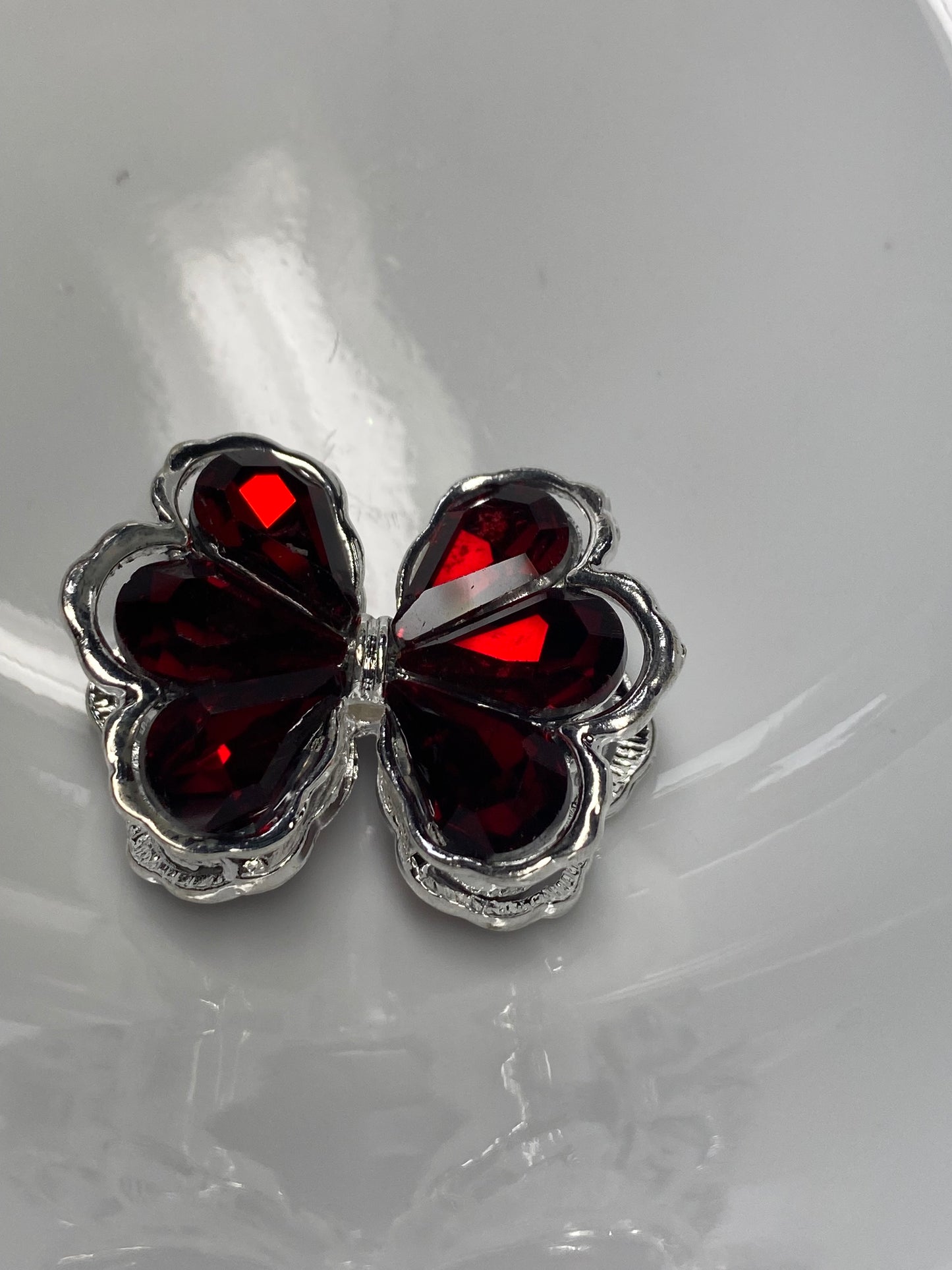 24mm 3D metal rhinestone bead