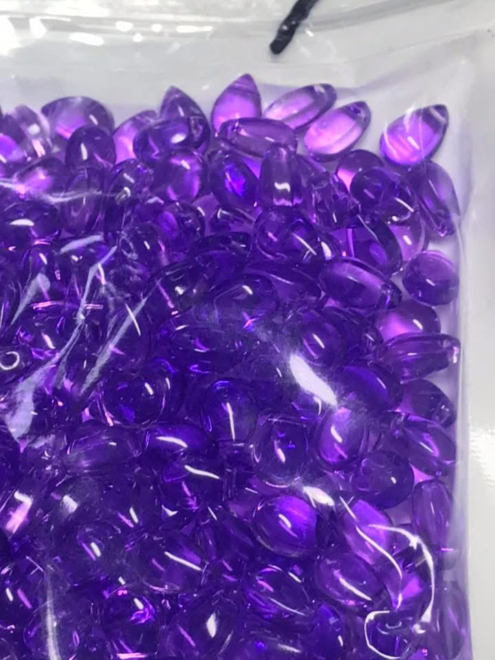 3cm glass water droplets with hole