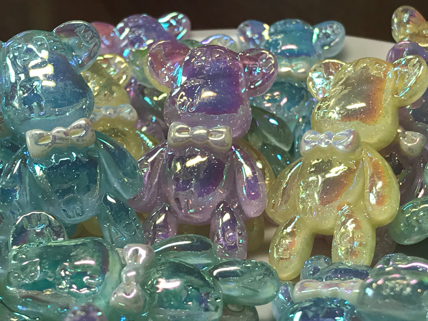 Flat back,bear charms