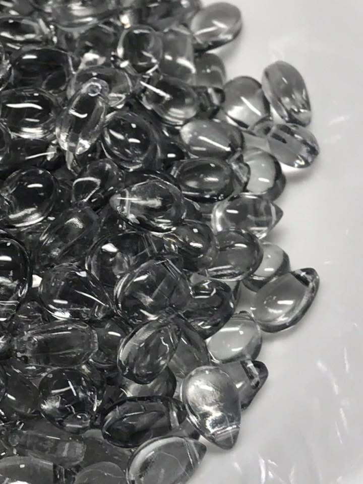 3cm glass water droplets with hole