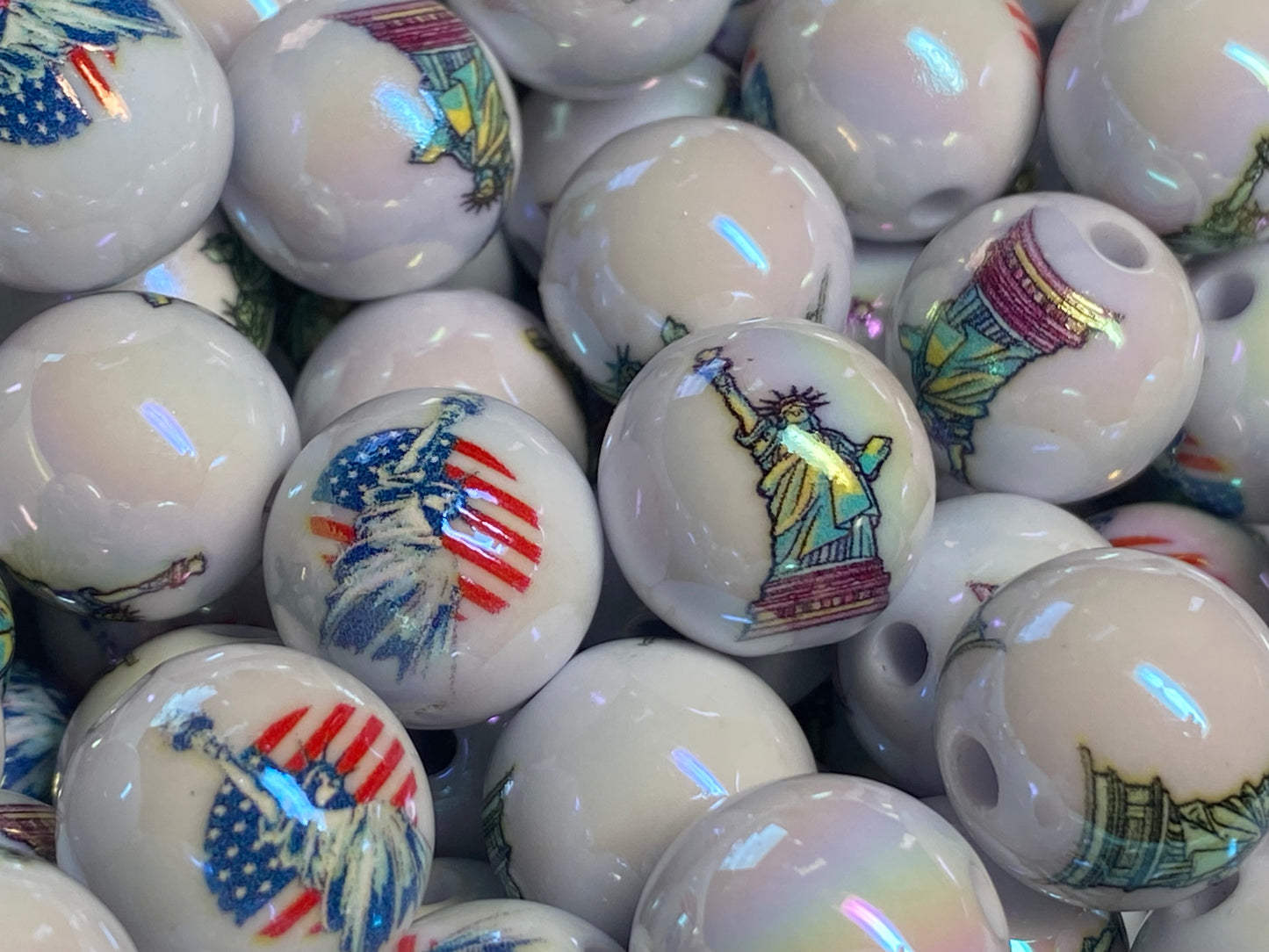 16mm Statue of Liberty beads with