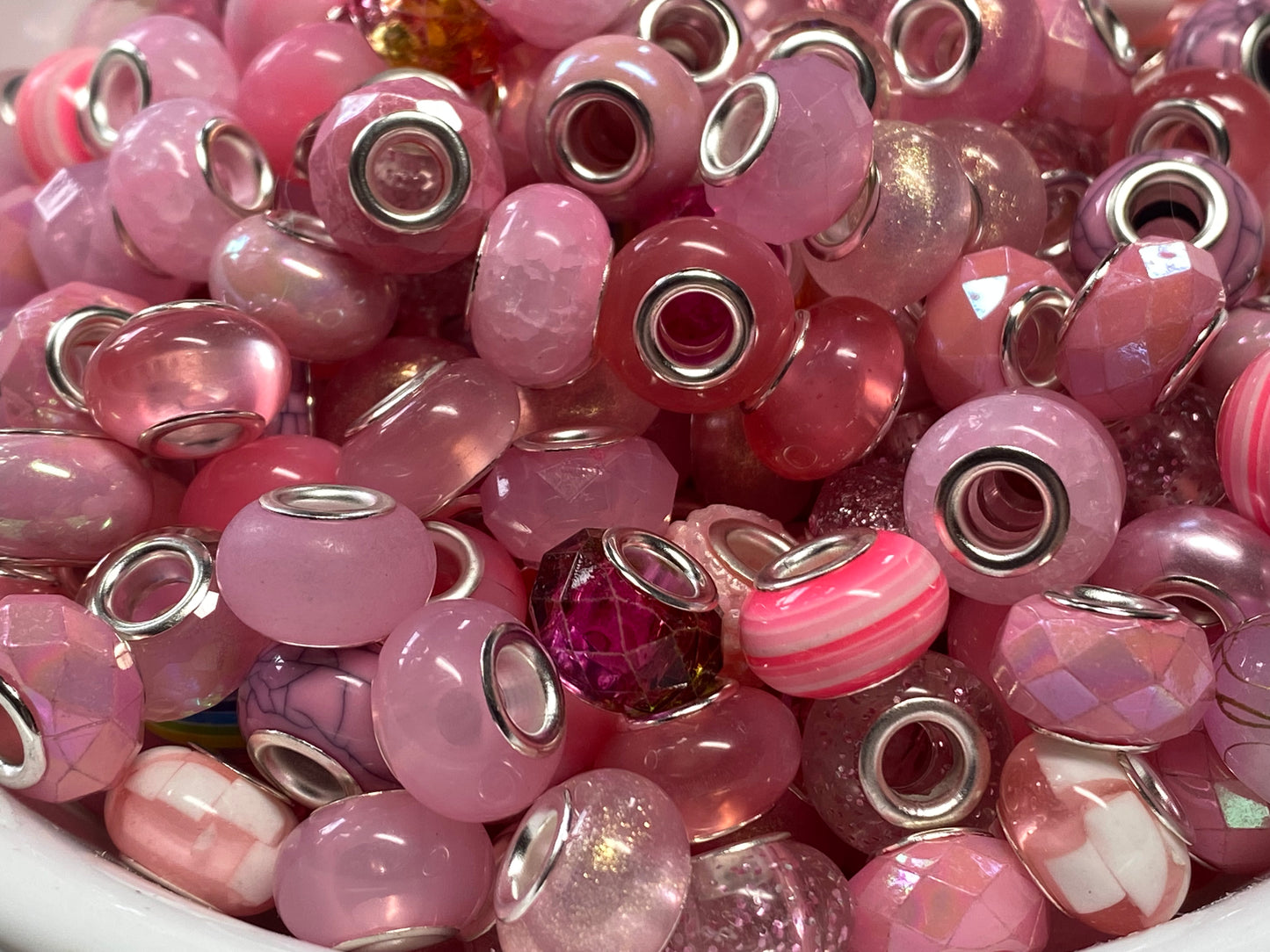 14mm pink spacers with metal center
