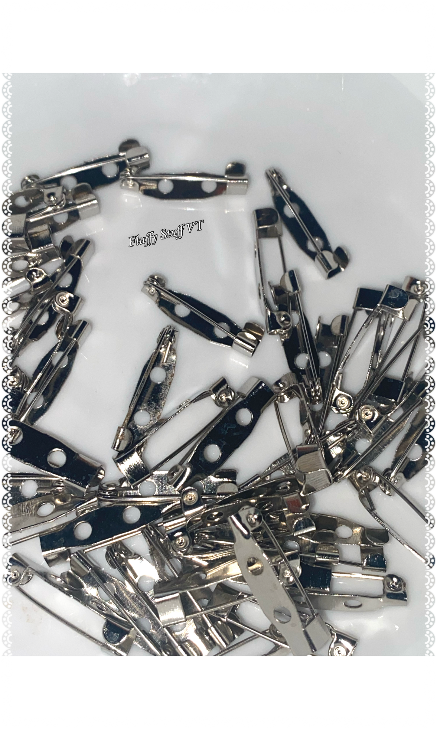 flat back pins.